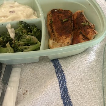 Applebee's Grill + Bar - The portion of salmon was dry and small .. - Sports Bars Near Me - Palmdale, California Applebee's Grill + Bar - The portion of salmon was dry and small .. - Sports Bars Near Me - Palmdale, California