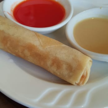 T Jin China Diner - Egg rolls with dipping sauce, very delicious. - Chinese Near Me - Katy, Texas