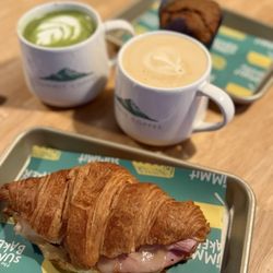 Summit Coffee - Coffee and croissant