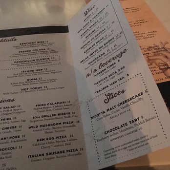 Hundred Proof - Menu. - San Diego, CA