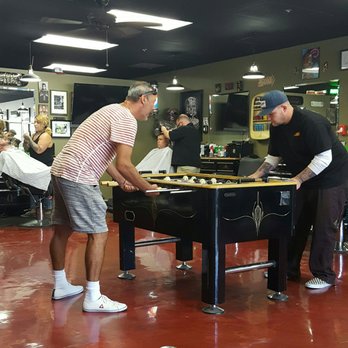 Old Town Barbers - Lil foose ball while you wait? - Barbers Near Me - Temecula, California