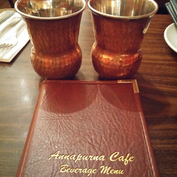 Annapurna Cafe - Copper cups are fun to drink from! @annapurna - Indian Near Me - Seattle, Washington Annapurna Cafe - Copper cups are fun to drink from! @annapurna - Indian Near Me - Seattle, Washington