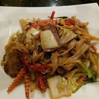 Baan Thai Marion - Drunken noodles with Beef. EXQUISITE FLAVOR! - Thai Near Me - Marion, Illinois Baan Thai Marion - Drunken noodles with Beef. EXQUISITE FLAVOR! - Thai Near Me - Marion, Illinois