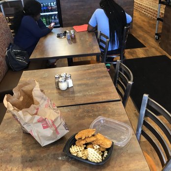 Ledo Pizza - 4 stripes and 3 h Whole waffle fries and a couple of crumbs - Pizza Near Me - Washington, DC, District of Columbia