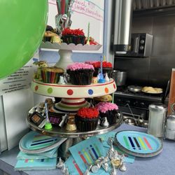 Over Easy Cafe - Birthday Cupcakes