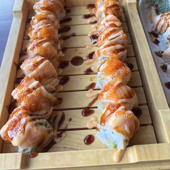 Yoshi Sushi - Two Giants Roll - Japanese Near Me - San Jose, California Yoshi Sushi - Two Giants Roll - Japanese Near Me - San Jose, California