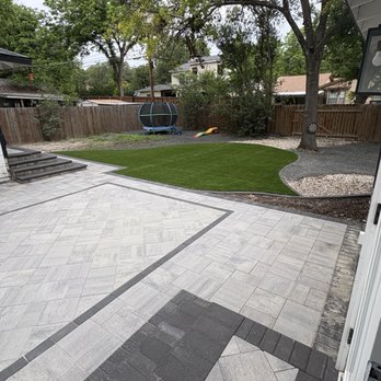 System Pavers - Backyard pavers and artificial turf - Landscaping Near Me - San Antonio, Texas