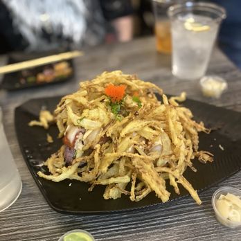 Crazy Brothers Sushi - a plate of food on a table - Sushi Bars Near Me - Norco, California