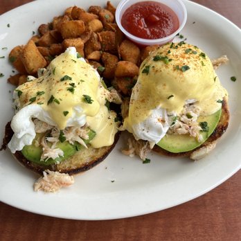 High Tide Cafe and Crepery - Crab Benedict - Creperies Near Me - Pacifica, California High Tide Cafe and Crepery - Crab Benedict - Creperies Near Me - Pacifica, California