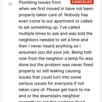 Minnix Property Management - Cancel more work orders for the same thing I'm begging for help with - Property Management Near Me - Lubbock, Texas Minnix Property Management - Cancel more work orders for the same thing I'm begging for help with - Property Management Near Me - Lubbock, Texas