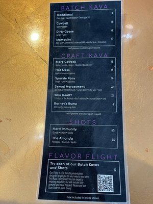 Menu photo 2 Gather Coffee and Kava Bar San Diego, CA Menu photo 2 Gather Coffee and Kava Bar San Diego, CA