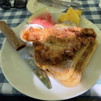 Blue Wing Saloon - Chicken and French Toast - American Near Me - Upper Lake, California