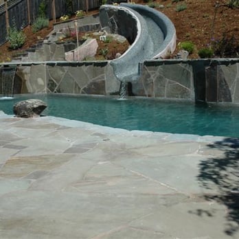 Blue Water Pools - Pool, Spa and Fun with Slide! - General Contractors Near Me Blue Water Pools - Pool, Spa and Fun with Slide! - General Contractors Near Me
