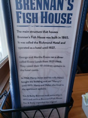 Menu photo 7 Brennan's Fish House Grand River, OH Menu photo 7 Brennan's Fish House Grand River, OH