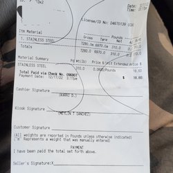 Allan Company - My receipt