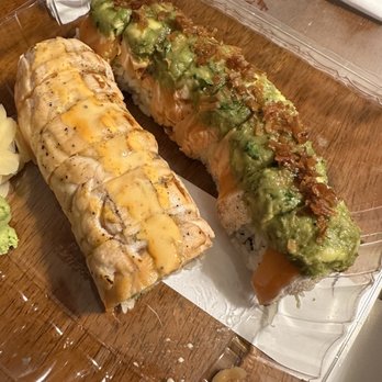 Sushi Cho - Lady killer roll and salmon ninja roll - Japanese Near Me - Fairfax, Virginia