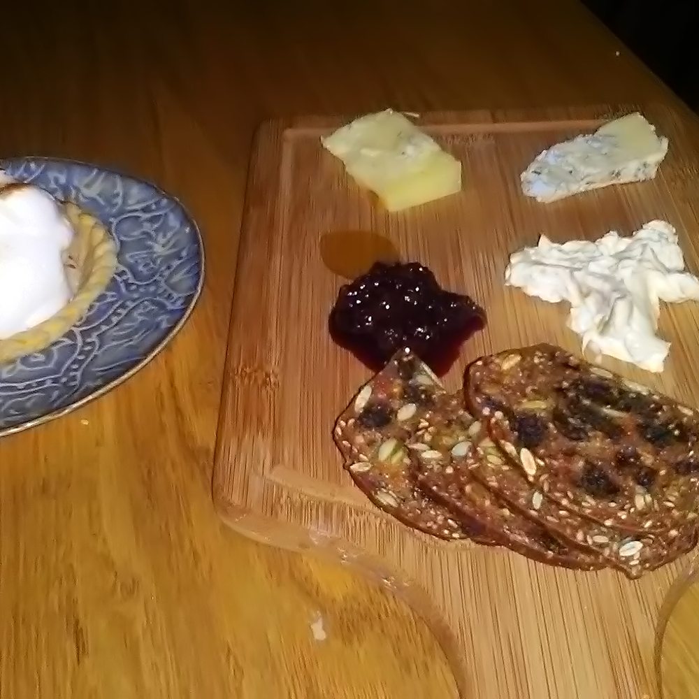 Bar Reyna - desserts - tart and cheese board. nye '16 - Mediterranean Near Me - Toronto, Ontario