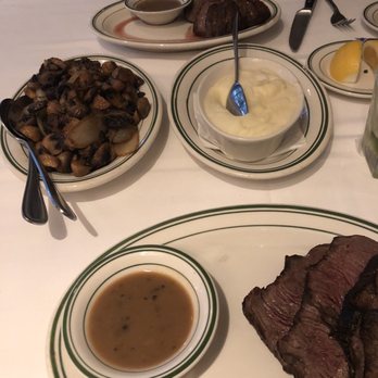 Wolfgang's Steakhouse - Filet minon, German mashed potatoes, sautéed mushrooms, and Lilikoi margarita - Steakhouses Near Me - Honolulu, Hawaii