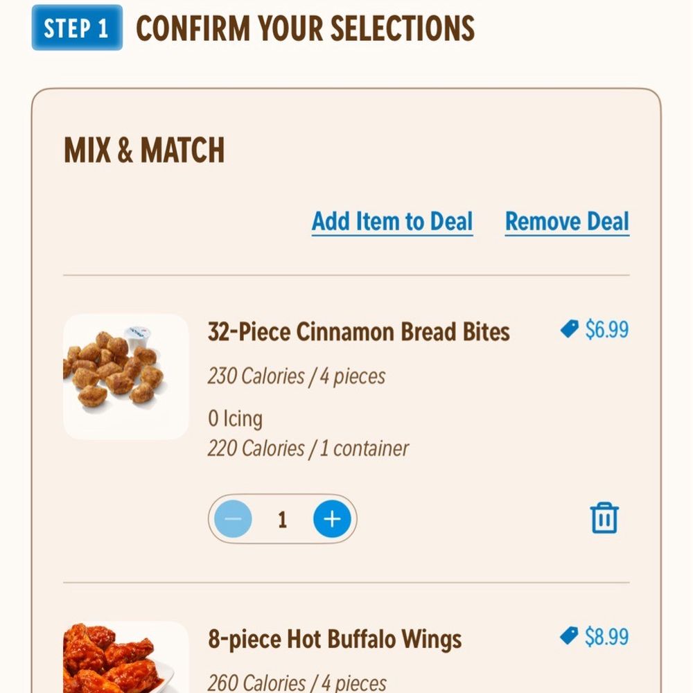 Domino's Pizza - Chicken supposed to be 6.99 but when you check out it's 8.99. They say smothered in sauce, but they don't. False advertising! - Pizza Near Me - Bettendorf, Iowa Domino's Pizza - Chicken supposed to be 6.99 but when you check out it's 8.99. They say smothered in sauce, but they don't. False advertising! - Pizza Near Me - Bettendorf, Iowa