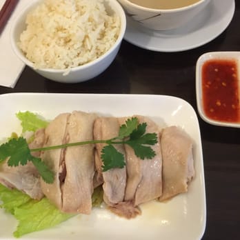 City 1 Cafe - Single ordered Hainanese chicken - Malaysian Near Me - Vancouver, British Columbia