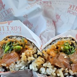Pokitomik - Customized 3 protein sushi burrito