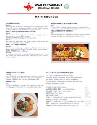 Menu photo 1 Wau Amsterdam, NH