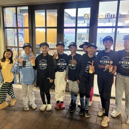 Some really happy kiddos with their delicious drinks ! Some really happy kiddos with their delicious drinks !