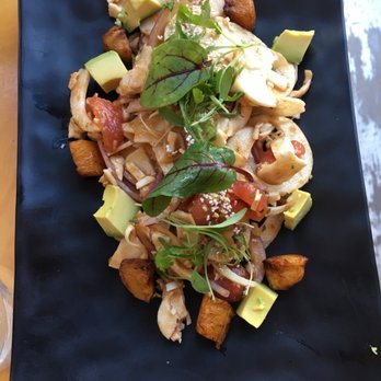 China Chilcano - Ensalada de Chonta (Criollo). Loved the dressing on this! - Peruvian Near Me - Washington, DC, District of Columbia
