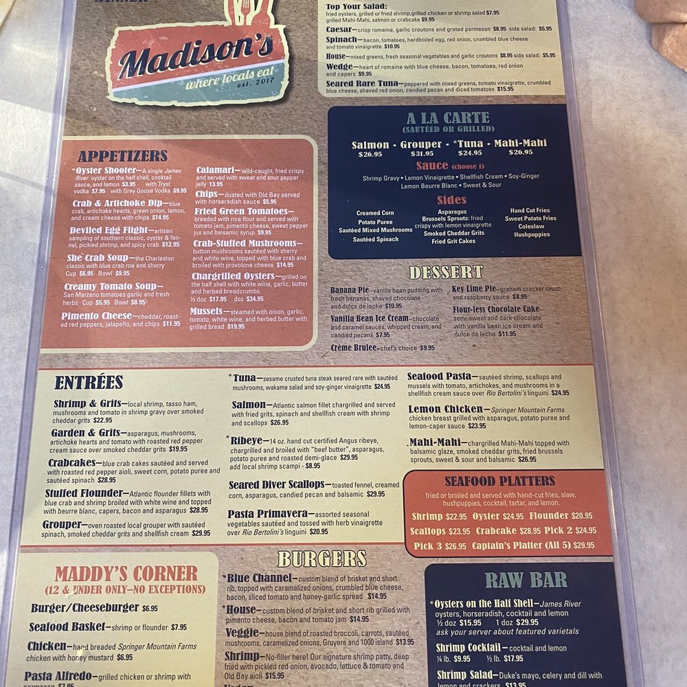 Madison's - Seafood Near Me - Port Royal, South Carolina Madison's - Seafood Near Me - Port Royal, South Carolina