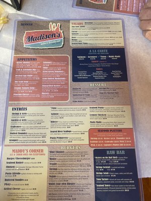 Menu photo 2 Madison's Port Royal, SC