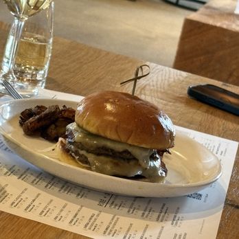 Sixty Vines - Double cheeseburger. - New American Near Me - Plano, Texas