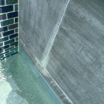 Regal Pools - Mineral coming out from grout due to water absorption - Pool & Hot Tub Service Near Me - Tomball, Texas