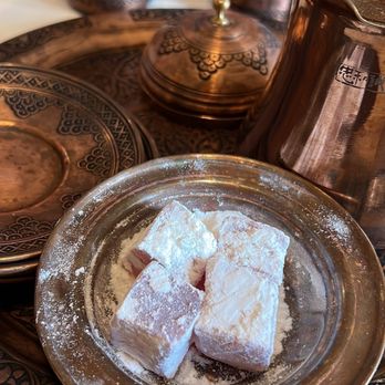 Aladdin Cafe - Candy to pair with Turkish coffee - Coffee & Tea Near Me - Richardson, Texas Aladdin Cafe - Candy to pair with Turkish coffee - Coffee & Tea Near Me - Richardson, Texas