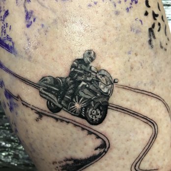 Aztlan Tattoo - Look at the detail on my BMW Motorcycle motorcycle. - Piercing Near Me - Puerto Vallarta, JAL