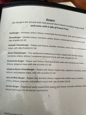 Menu photo 1 Two Rivers Cafe Downieville, CA Menu photo 1 Two Rivers Cafe Downieville, CA