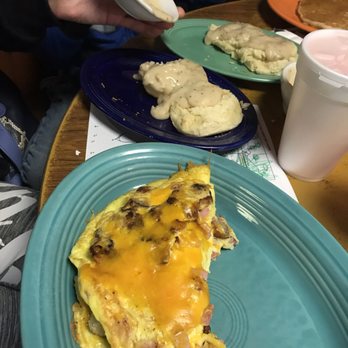 Outpost Cafe - Roadkill omelette!  Delish! - American Near Me - Oak Hills, California