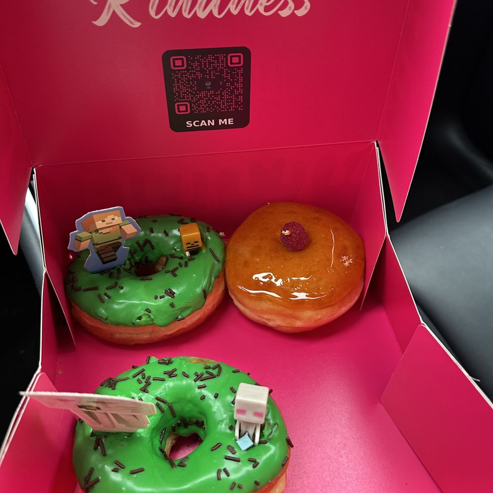 Painted Dough - Minecraft and creme brulee - Donuts Near Me - Chino, California Painted Dough - Minecraft and creme brulee - Donuts Near Me - Chino, California