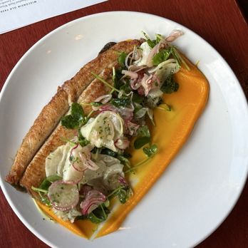 The Diplomat - Single filet trout - New American Near Me - Milwaukee, Wisconsin The Diplomat - Single filet trout - New American Near Me - Milwaukee, Wisconsin