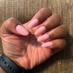 SNS Dip power - Light Pink Oval Shape SNS Dip power - Light Pink Oval Shape