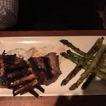 Winewood - Rack of lamb and asparagus - New American Near Me - Grapevine, Texas Winewood - Rack of lamb and asparagus - New American Near Me - Grapevine, Texas