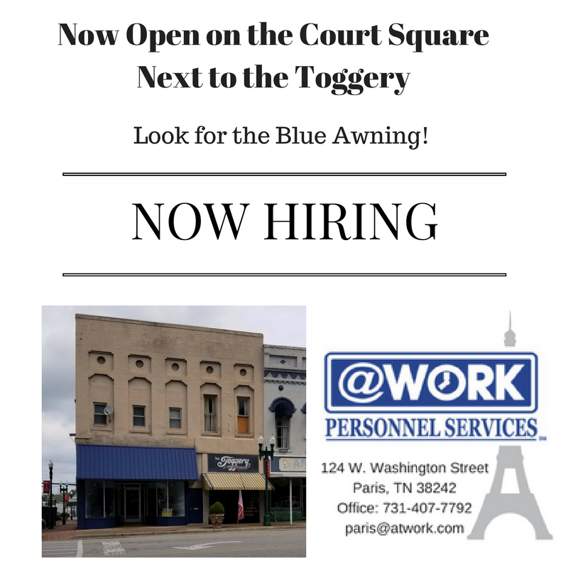 AT WORK PERSONNEL SERVICES Updated August 2024 124 West Washington