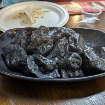 Dumpling Era - Squid ink dumplings - Chinese Near Me - San Bruno, California