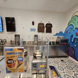 The Charmery - Merchandise and different stations to make shakes.