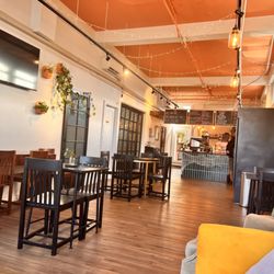 Rise & Grind Coffee Bar - Inside seating area