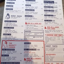 Little Birdy - Menu
