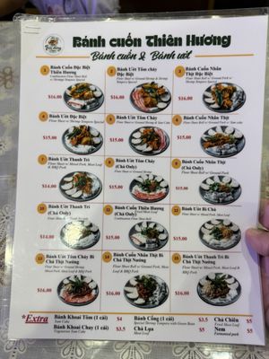Menu photo 2 Banh Cuon Thien Huong Westminster, CA Menu photo 2 Banh Cuon Thien Huong Westminster, CA