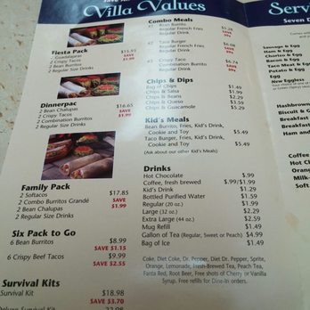 Taco Villa - Mexican Near Me - Amarillo, Texas