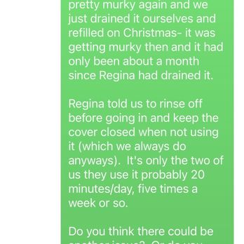 Spa King - Text messages showing owner's rude responses to their clients' questions - Pool & Hot Tub Service Near Me