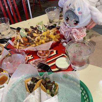 The Taco Stand - CARNE ASADA TACO MAR Y TIERRA FRIES - Mexican Near Me - Orange, California