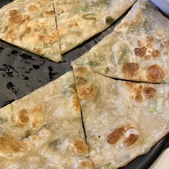 Super Juicy Dumplings - 36. Green Onion Pancake - Dim Sum Near Me - Brea, California Super Juicy Dumplings - 36. Green Onion Pancake - Dim Sum Near Me - Brea, California